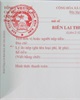 01 - Biên lai thu tiền phí, lệ phí